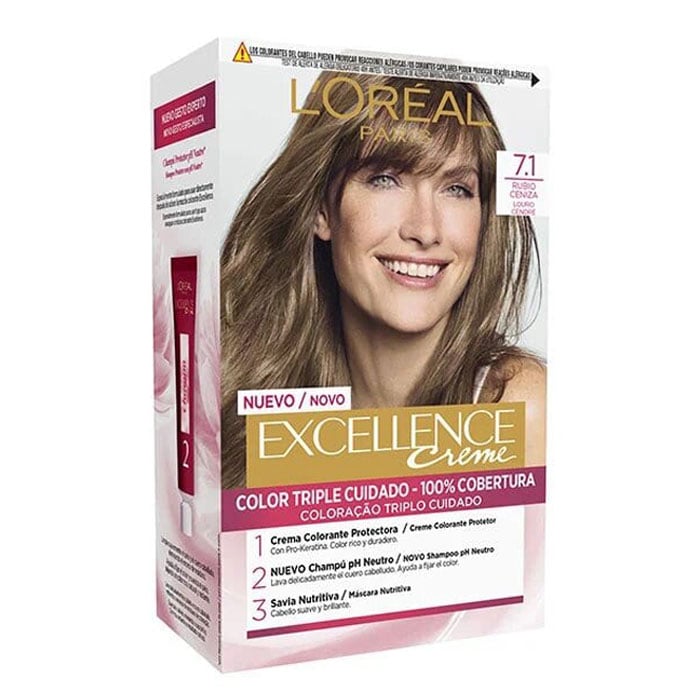 L'Oréal Excellence Creme Nº 7.1 Rubio Ceniza