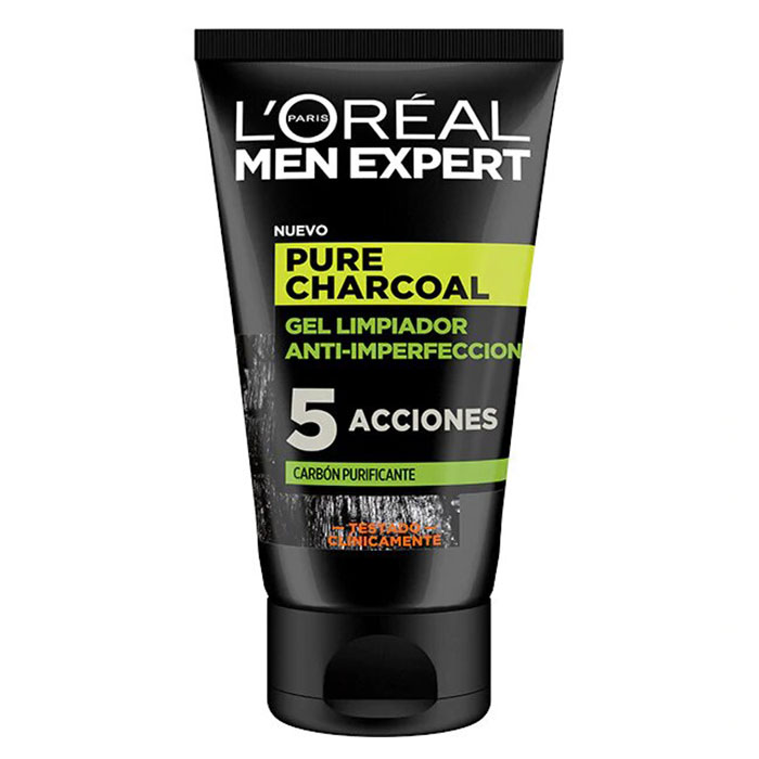 L'Oréal Men Expert Pure Power Charcoal Gel Limpiador Anti-Imperfecciones