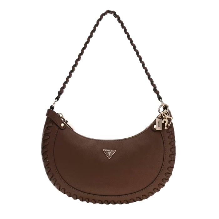 Guess Bolso de Hombro Petra Hobo Marrón | Paco Perfumerías