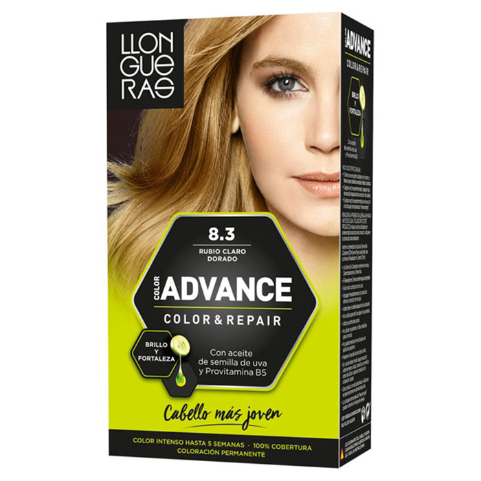 Llongueras Color Advance Nº 8.3 Rubio Claro Dorado | Precio, Comprar