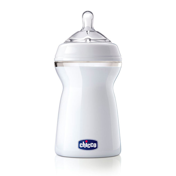 CHICCO Biberón NaturalFeeling Blanco 6 Meses+