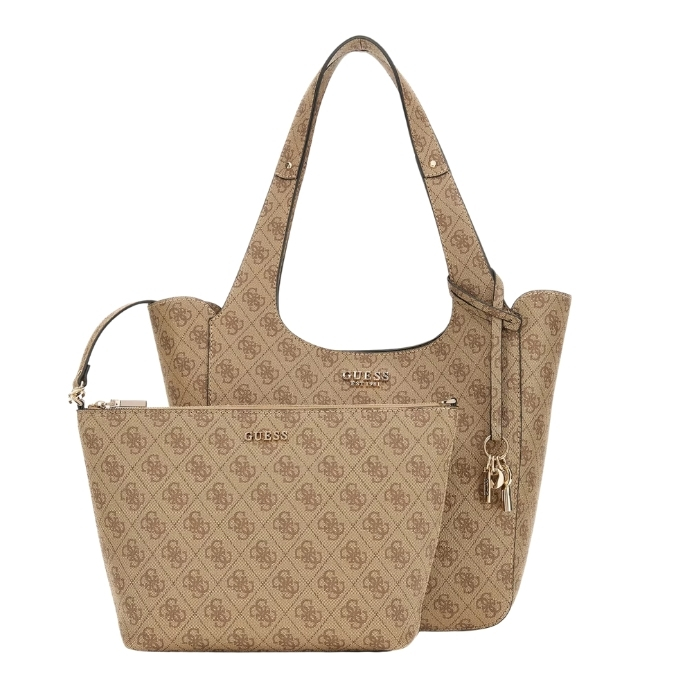 Guess Bolso Shopper Calista Marrón | Paco Perfumerías