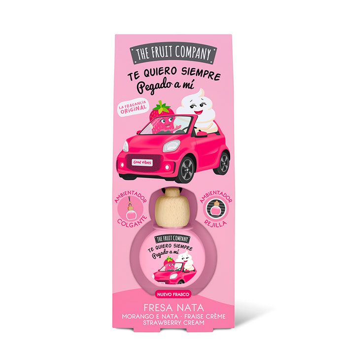 The Fruit Company Ambientador Coche Fresa Nata