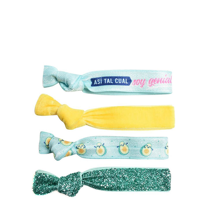 BETER Set Avocado Coleteros Tela Nudo Mr. Wonderful