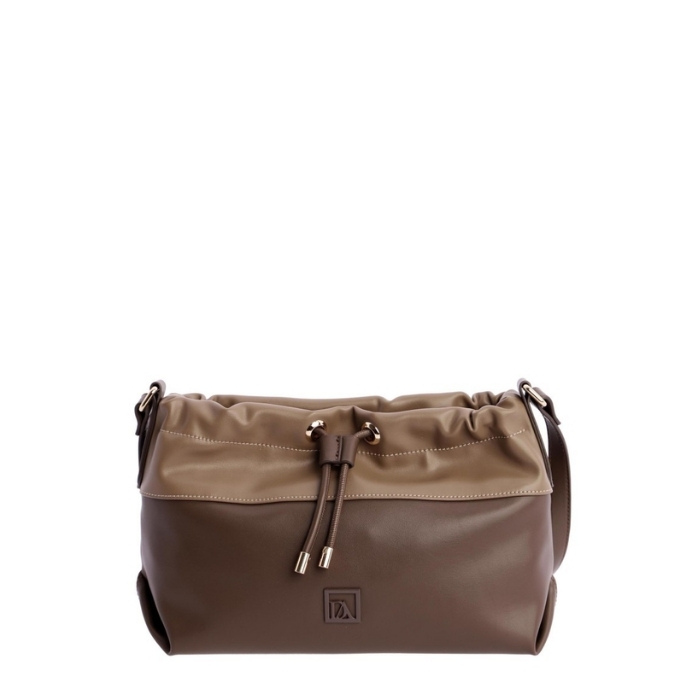 Don Algodón Bolso Bandolera Marrón Combinado | Comprar