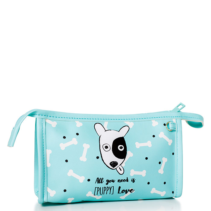 Neceser Puppy Girl Power Azul