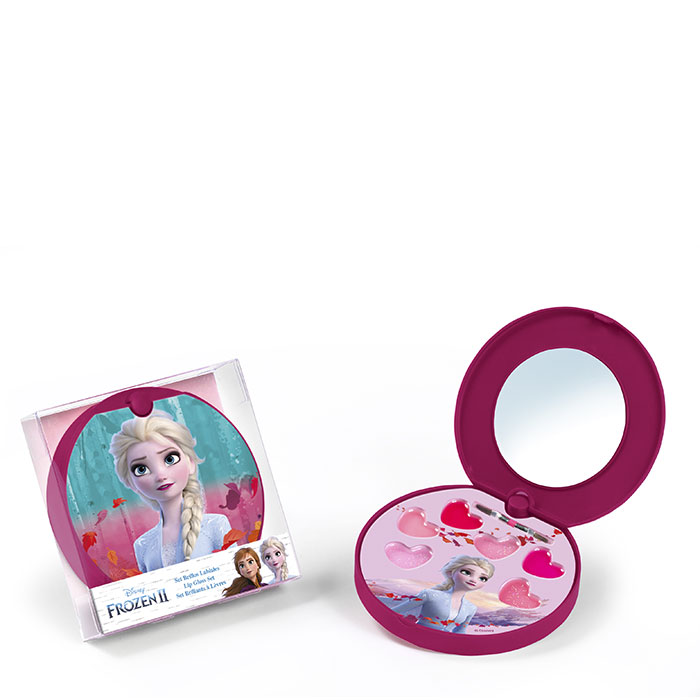 Frozen Frozen II Polvera Espejo Brillos Labiales