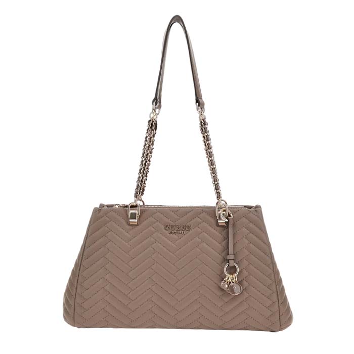Guess Shopper Anning Pespunteado Marrón | Paco Perfumerías
