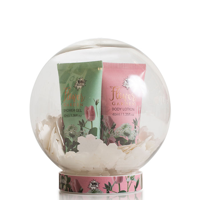 Pokhara Bola de Nieve Flower Estuche
