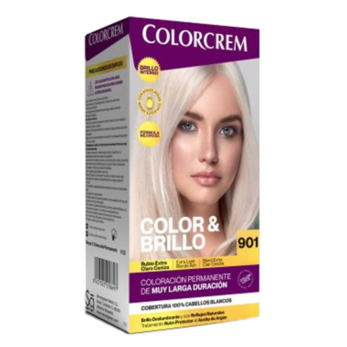 Colorcrem Nº 901 Rubio Extra Claro Ceniza | Paco Perfumerías