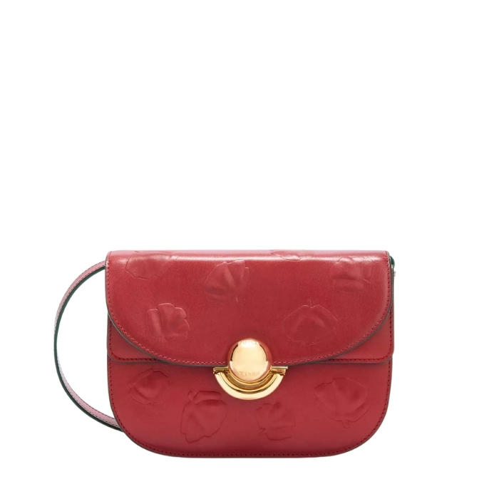 Furla Sfera Flower Bolso Mini Bandolera Rojo | Comprar
