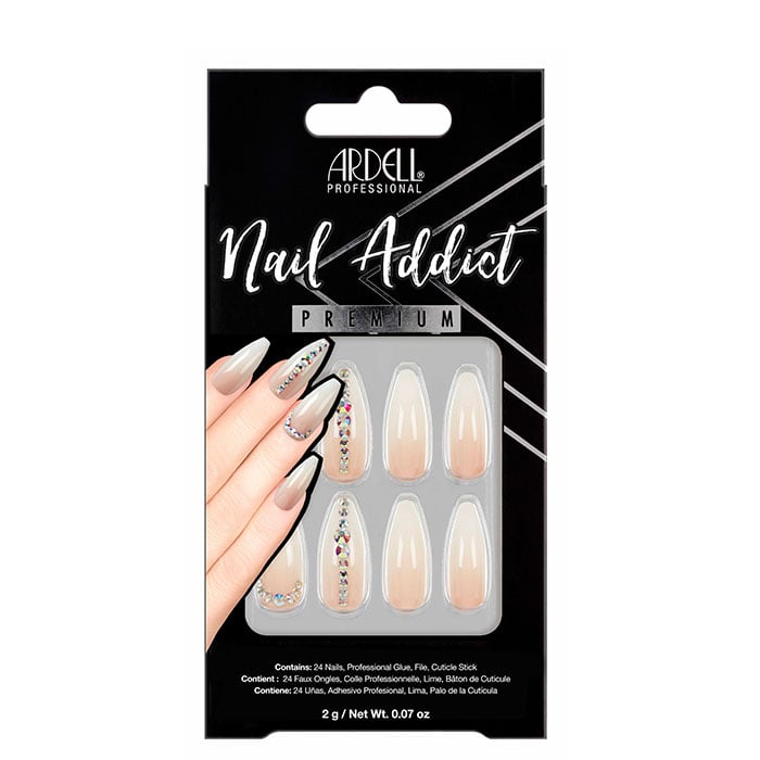 Ardell Nail Addict Premium Nude Light Crystals