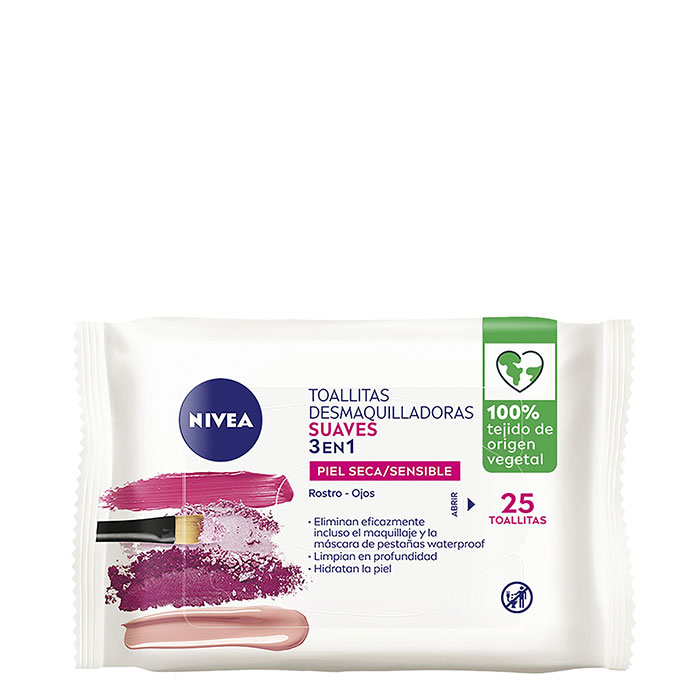 Nivea Toallitas Desmaquilladoras Suaves 3 en 1 | Comprar