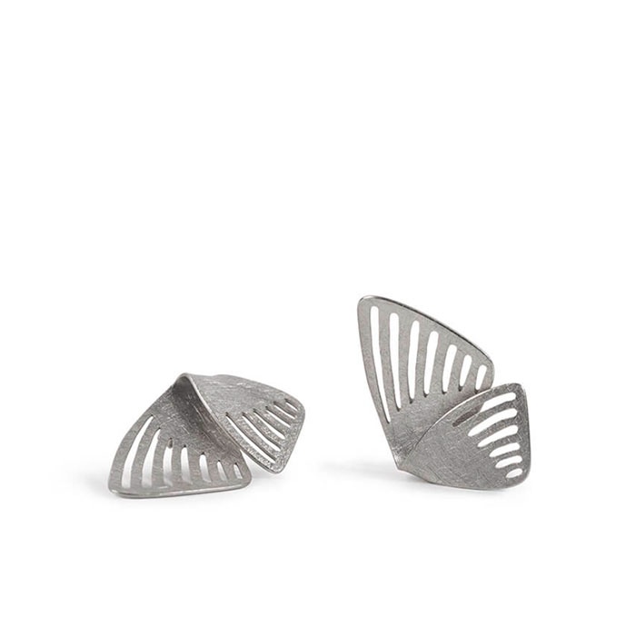 Makadama Pendientes Alas Mariposa Grande Color Plata | Comprar