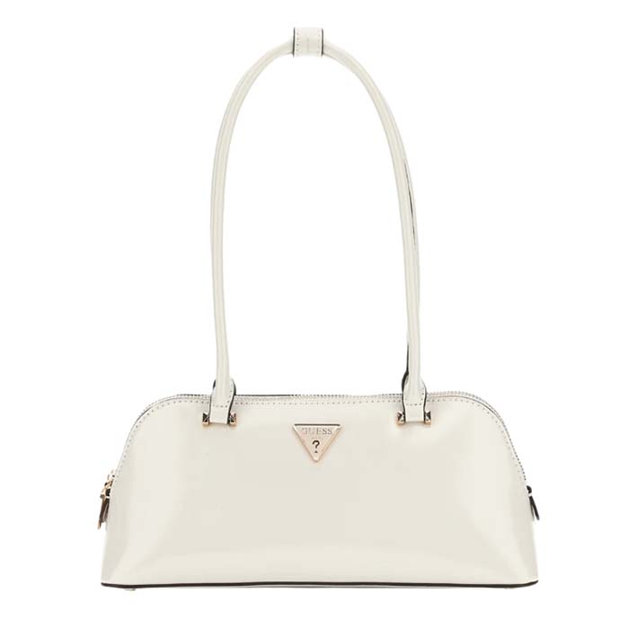Guess Bolso de Hombro Arnela Charol Beige | Paco Perfumerías