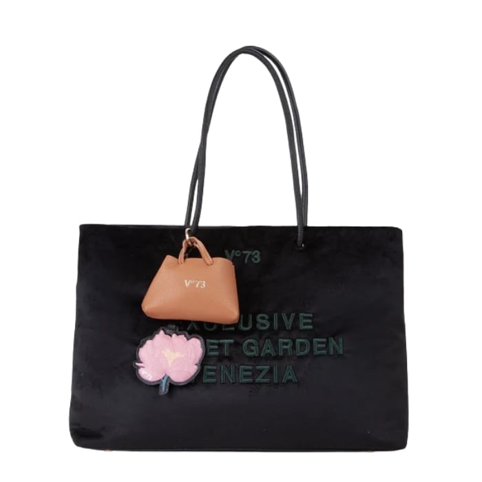 V73 Bolso Shopper Secret Garden Negro | Comprar