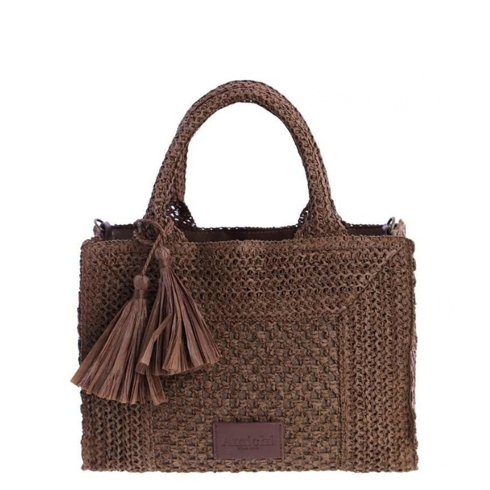 Amichi Bolso de Mano Dovena Marrón | Paco Perfumerías