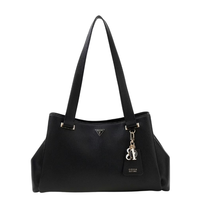 Guess Bolso Shopper Evie Charms Negro | Paco Perfumerías