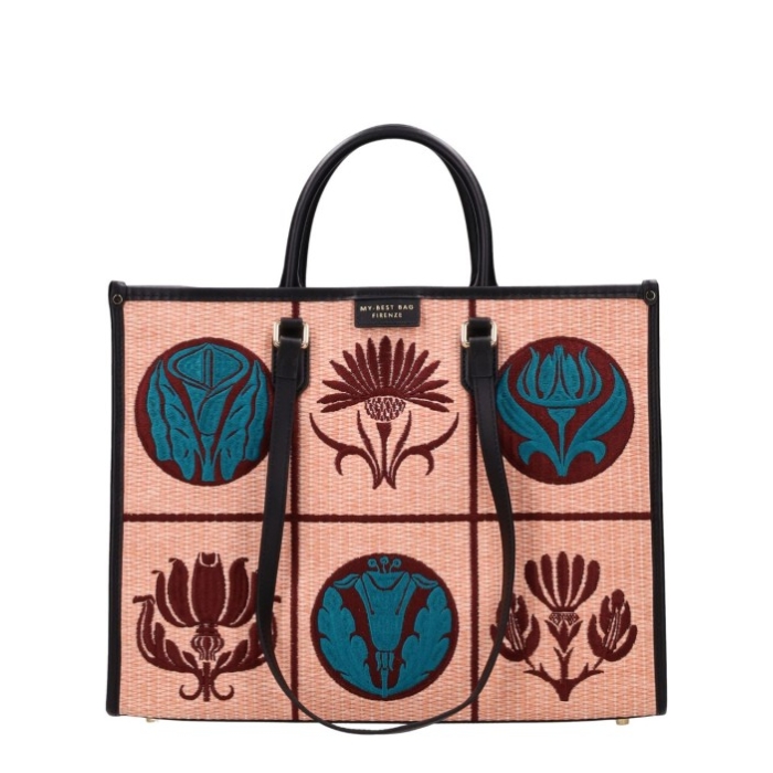 My Best Bag Bolso Tote Bordado Blush