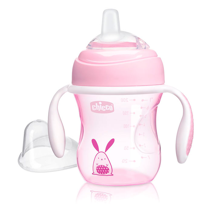 CHICCO Vaso de Transición Mix&Match Rosa 4 Meses+