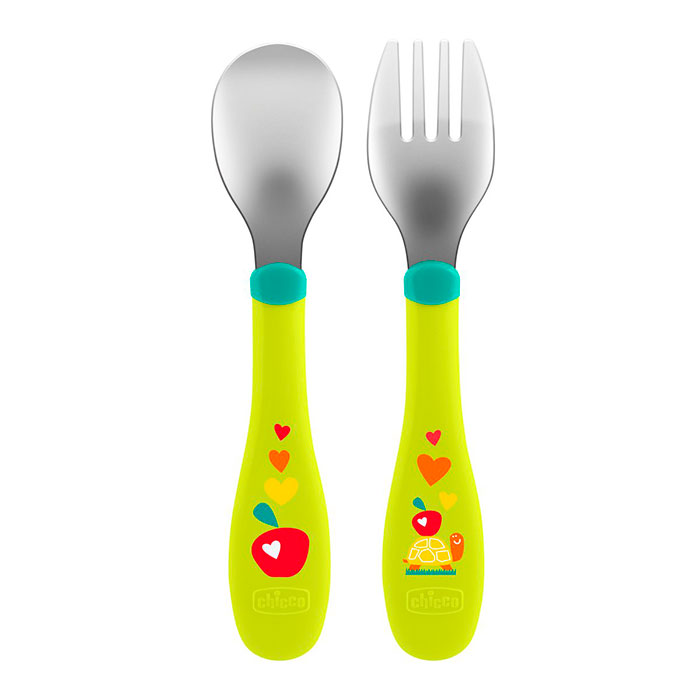 CHICCO Cubiertos Infantiles 18 Meses+