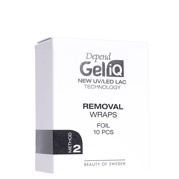 Depend Gel iQ Removal Wraps Foil