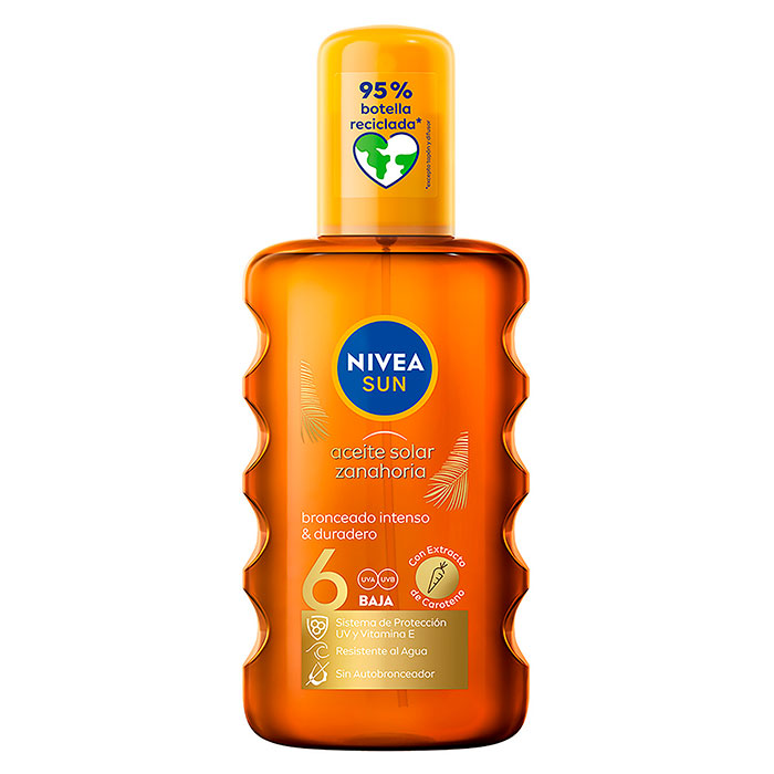 NIVEA Aceite Solar Zanahoria SPF6