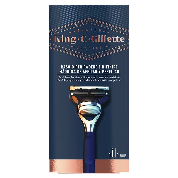 Gillette KING GILLETTE Máquina de Afeitar y Perfilar // Precio