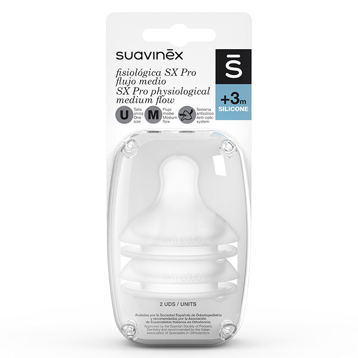 Suavinex Tetina Fisiológica SX Pro Flujo Medio