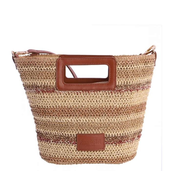 Amichi Bolso de Mano Lumi Beige | Paco Perfumerías