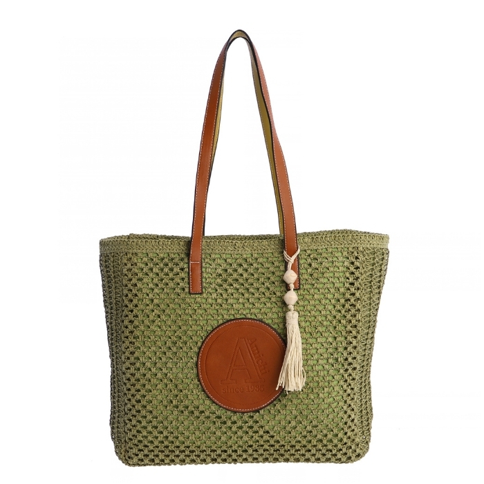 Amichi Bolso Shopper Fuerteventura Verde | Paco Perfumerías