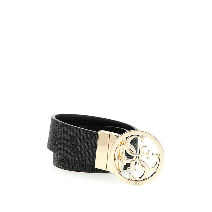 Guess Cinturón Noelle Negro Logo | Paco Perfumerías