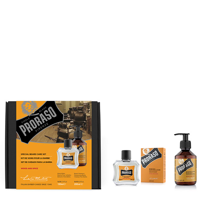 Bálsamo Barba Madera y Especias Estuche