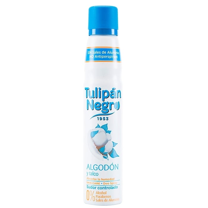 Desodorante Tulipán Negro Spray Algodón y Talco