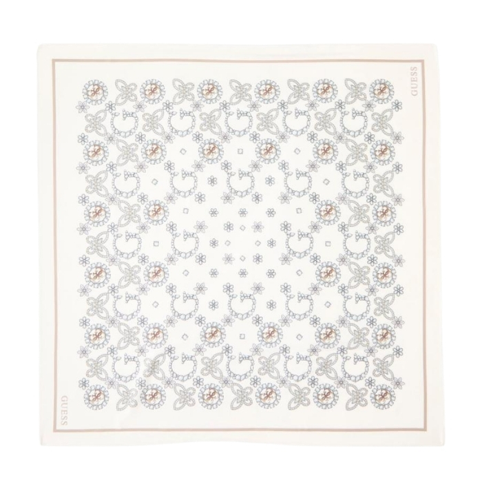 Guess Foulard Floral Crema | Comprar