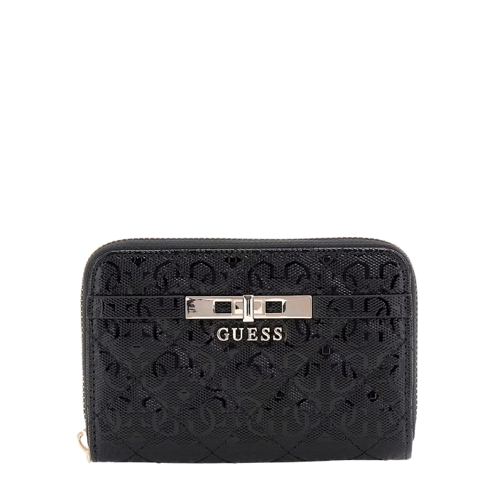 Guess Cartera Idra Charol Negro | Comprar