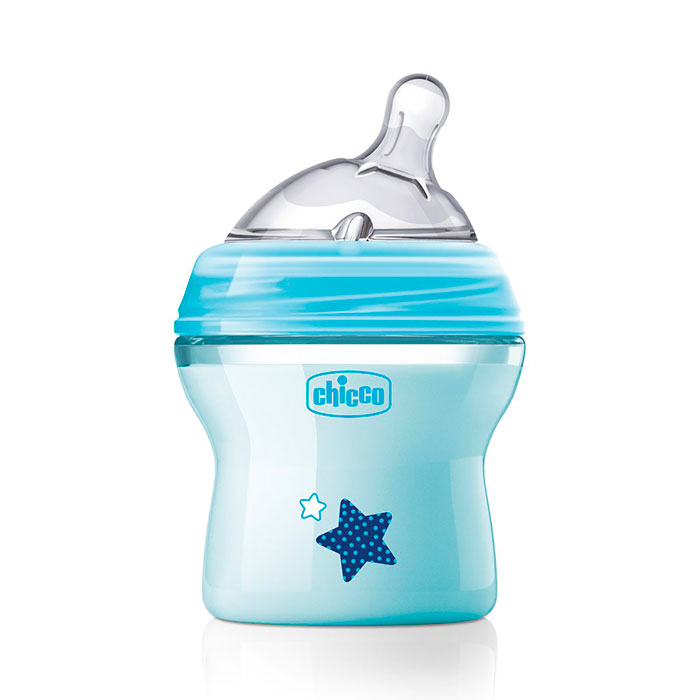 CHICCO Biberón NaturalFeeling Azul 0 Meses+
