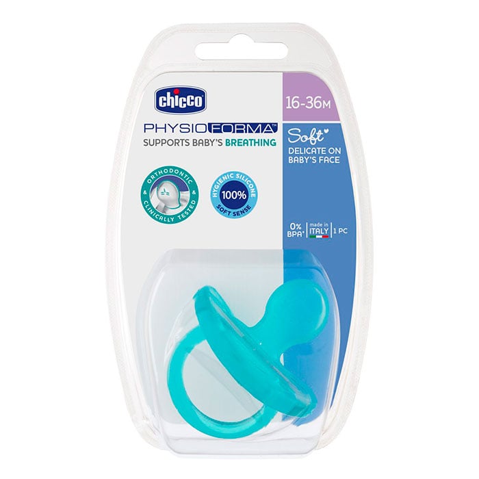 Chicco Chupete Physio Soft Azul 16-36 Meses