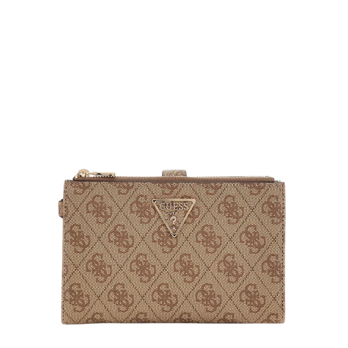 Guess Cartera Laurel Logotipo 4G Latte | Paco Perfumerías