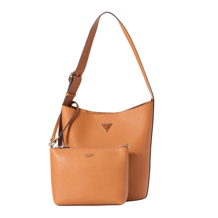 Guess Bolso de Hombro Meridian Camel | Comprar