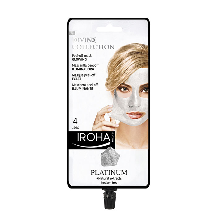 Iroha Nature Mascarilla Peel Off Iluminadora Platino