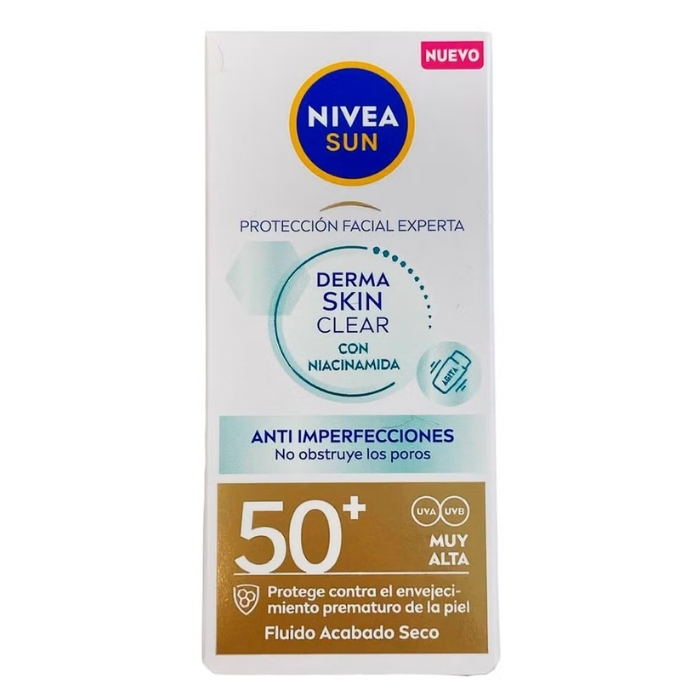 Nivea Protección Facial Derma Skin Clear SPF50+ | Comprar