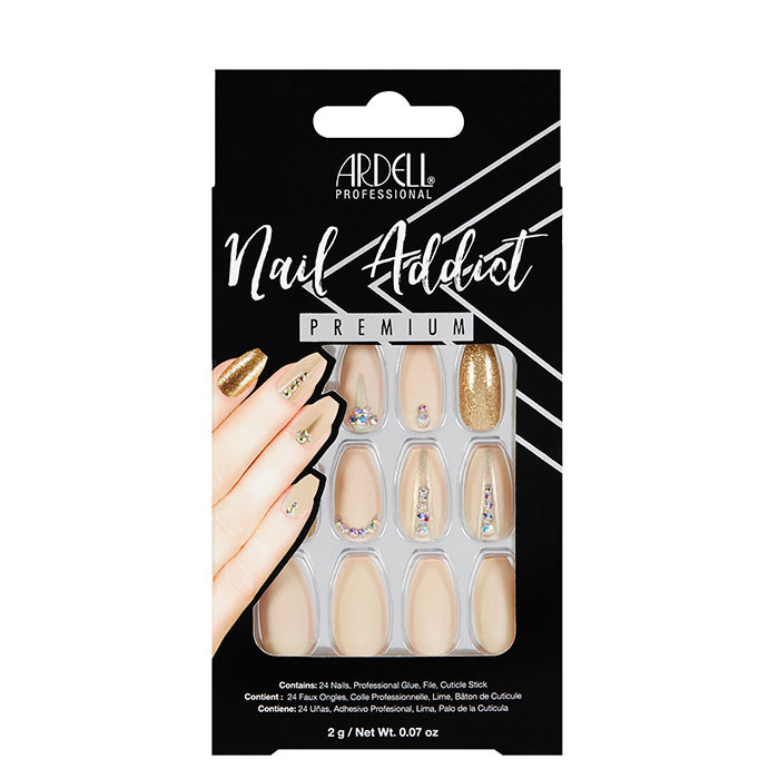 Ardell Nail Addict Premium Nude Jeweled