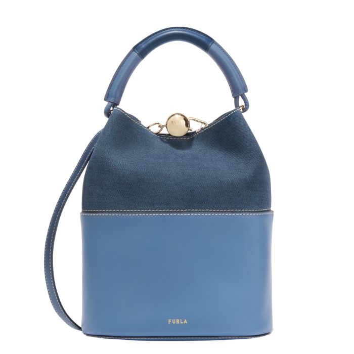 Furla Sfera Bolso Cubo Denim | Paco Perfumerías