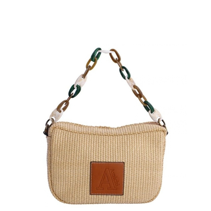 Amichi Bolso de Hombro Palmar Beige | Paco Perfumerías