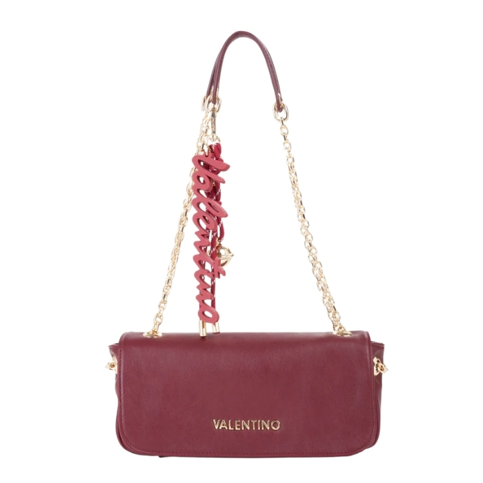 Mario Valentino Bolso de Hombro Winter RE Pequeño Burdeos