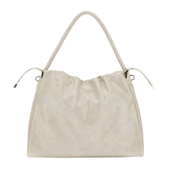 Guess Bolso de Mano Amys Beige | Paco Perfumerías