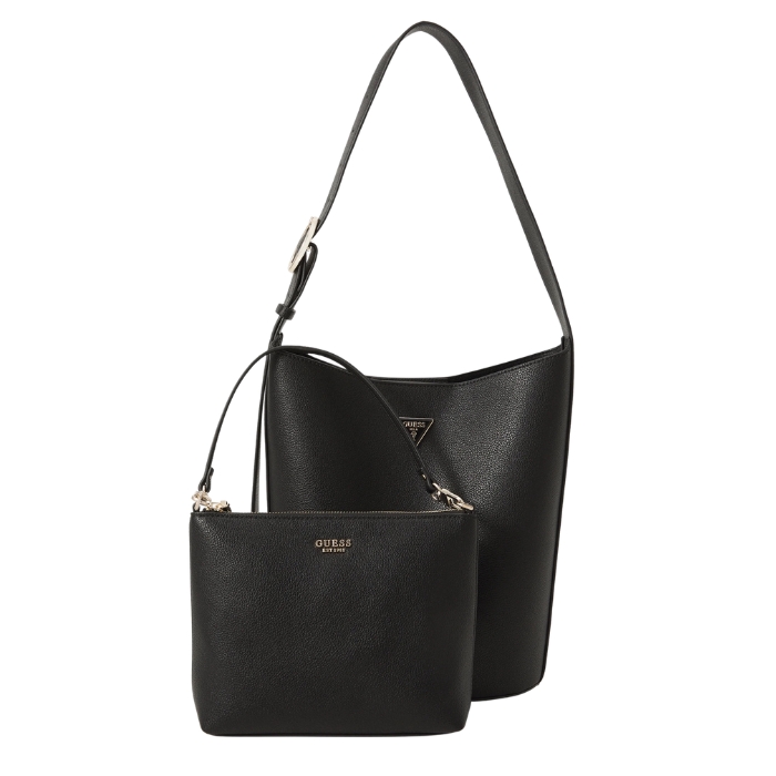 Guess Bolso de Hombro Meridian Negro | Comprar