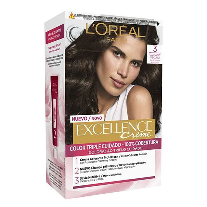 L'Oréal Excellence Creme Nº 3 Castaño Oscuro