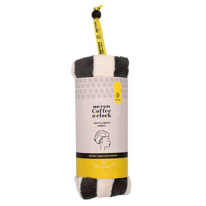 Beter Toalla - Turbante de Cabello Coffee o Clock